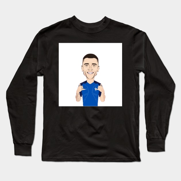 Griezmann Bling Long Sleeve T-Shirt by fariskaram